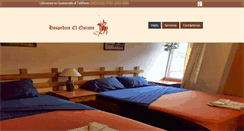 Desktop Screenshot of hospedajeelquijote.com